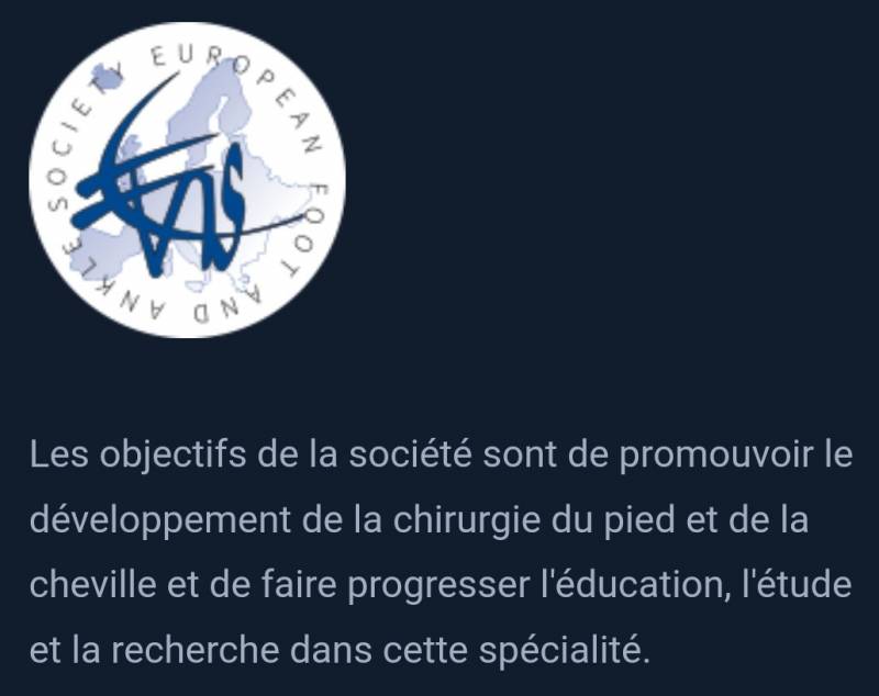 Congrés de la Société Européenne de la Cheville et du Pied (EFAS), Docteur Julien Beldame, chirurgien et orateur sur l'innovation en techniques chirutgicales